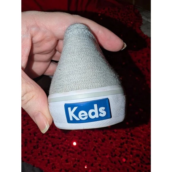 Keds Perforated Slip-On Sneakers Sz 11, Women's, Lt Green - Picture 6 of 6